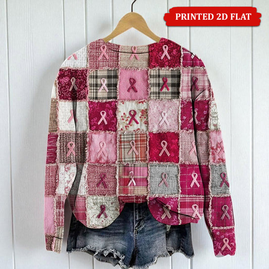 Breast Cancer Patchwork Shirt NPNT5130902