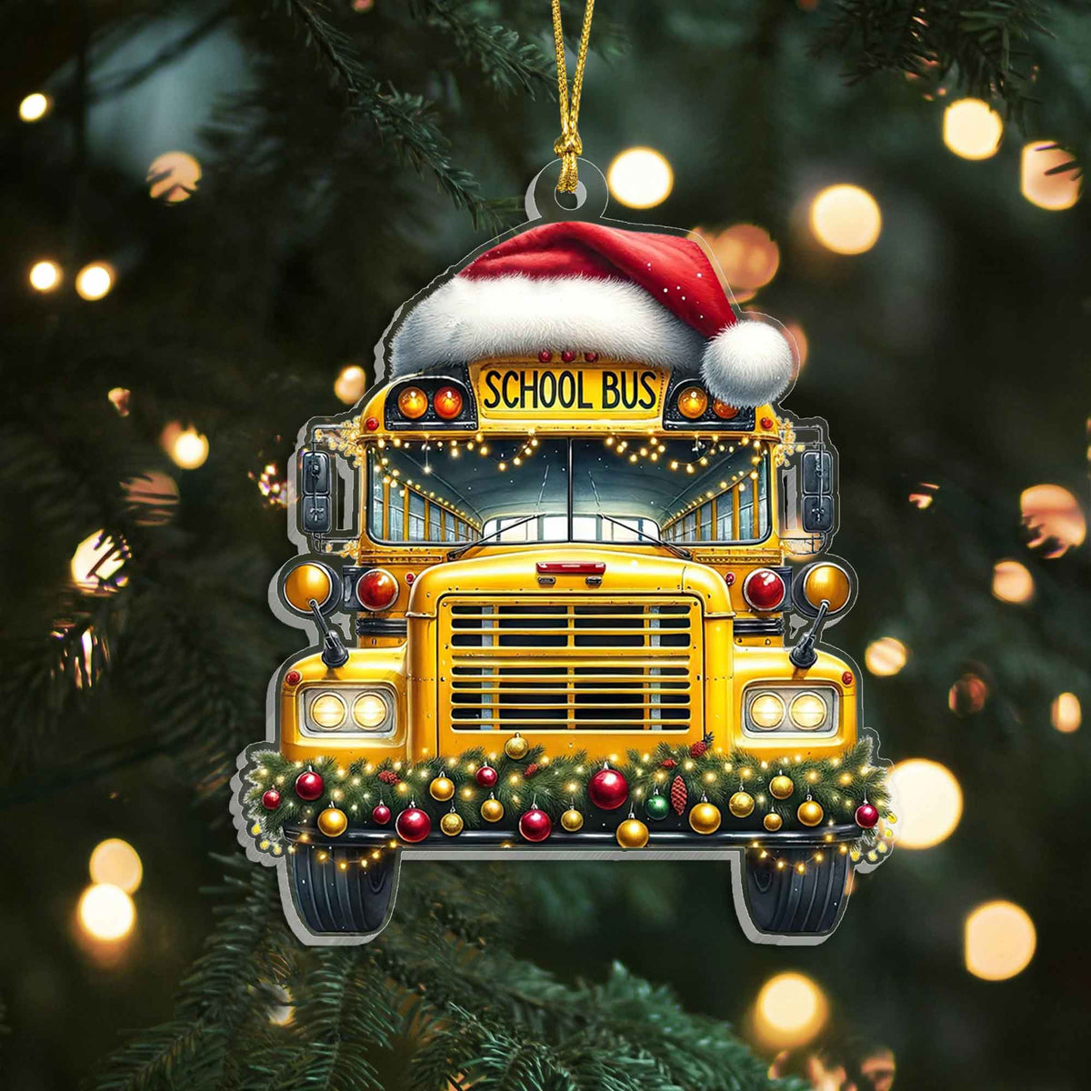 School Bus Driver Acrylic Ornament UKPY4291003