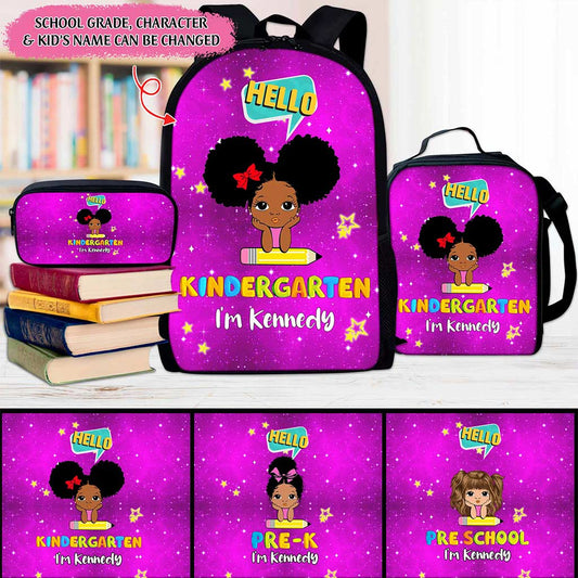 Personalized School Grade And Kids Name Back To School Backpack QFTZ3200701