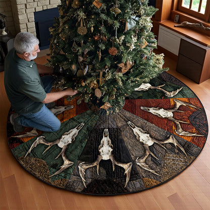 Dear Hunting Christmas Tree Skirt QFNT5221002