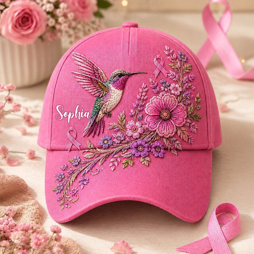 Personalized Name Breast Cancer 3D All Over Printed Cap QFUU6290703