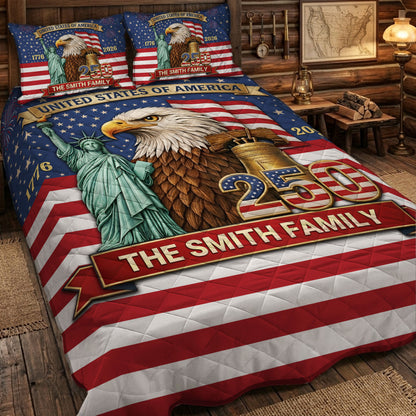 Personalized 250th Anniversary Bedding Set NPND6130401