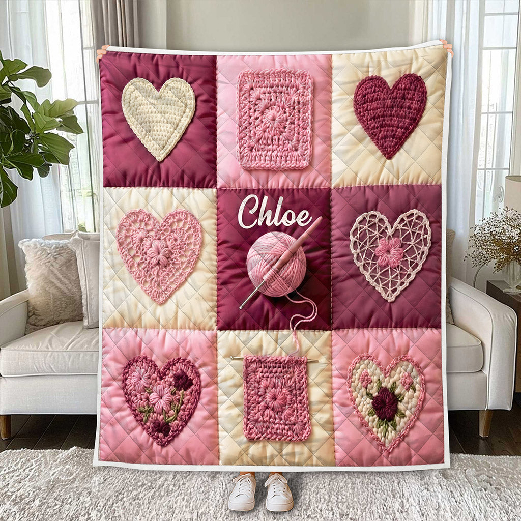Custom Crochet Quilt Blanket THNT6140104