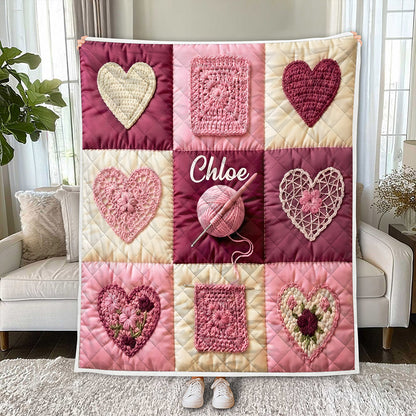 Custom Crochet Quilt Blanket THNT6140104
