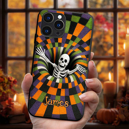 Custom Skeleton Halloween Phone Case UKND5011004
