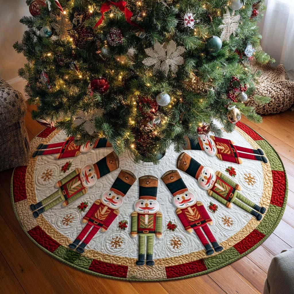Nutcracker Christmas Tree Skirt QFHM5081006