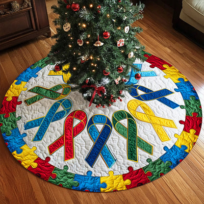 Autism Awareness Christmas Tree Skirt QFNT5251002