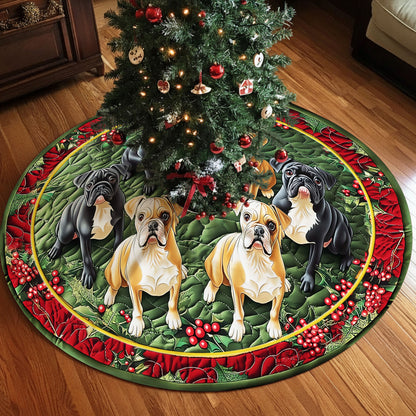 French Bulldog Christmas Tree Skirt UKHH5201001