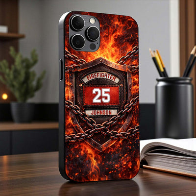Personalized Firefighter Phone Case UKHA6260102