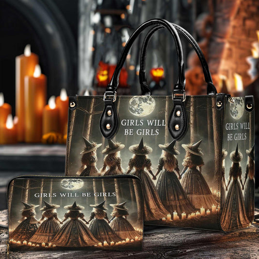 Girls Will Be Girls Witch Handbag & Wallet QFPY4310802