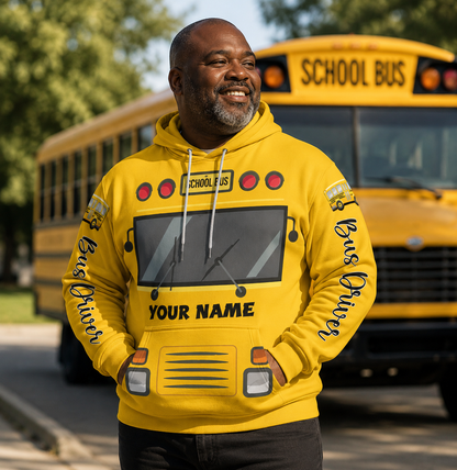 Personalized School Bus Driver 3D All Over Printed Clothes UKNT6280703