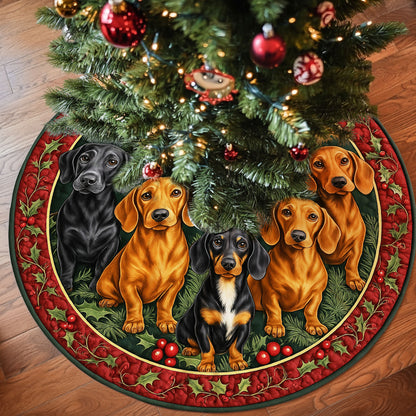 Dachshund Christmas Tree Skirt UKHH5171002