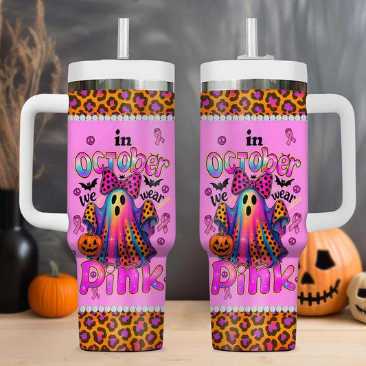 Custom Breast Cancer Awareness 40oz Tumbler UKPY5190902