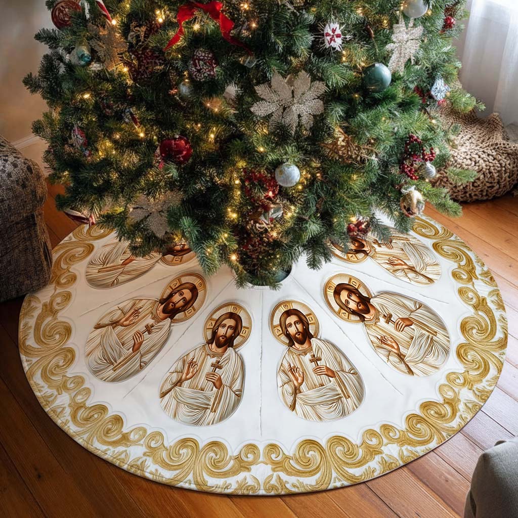 Jesus Christmas Tree Skirt QFHM5281001