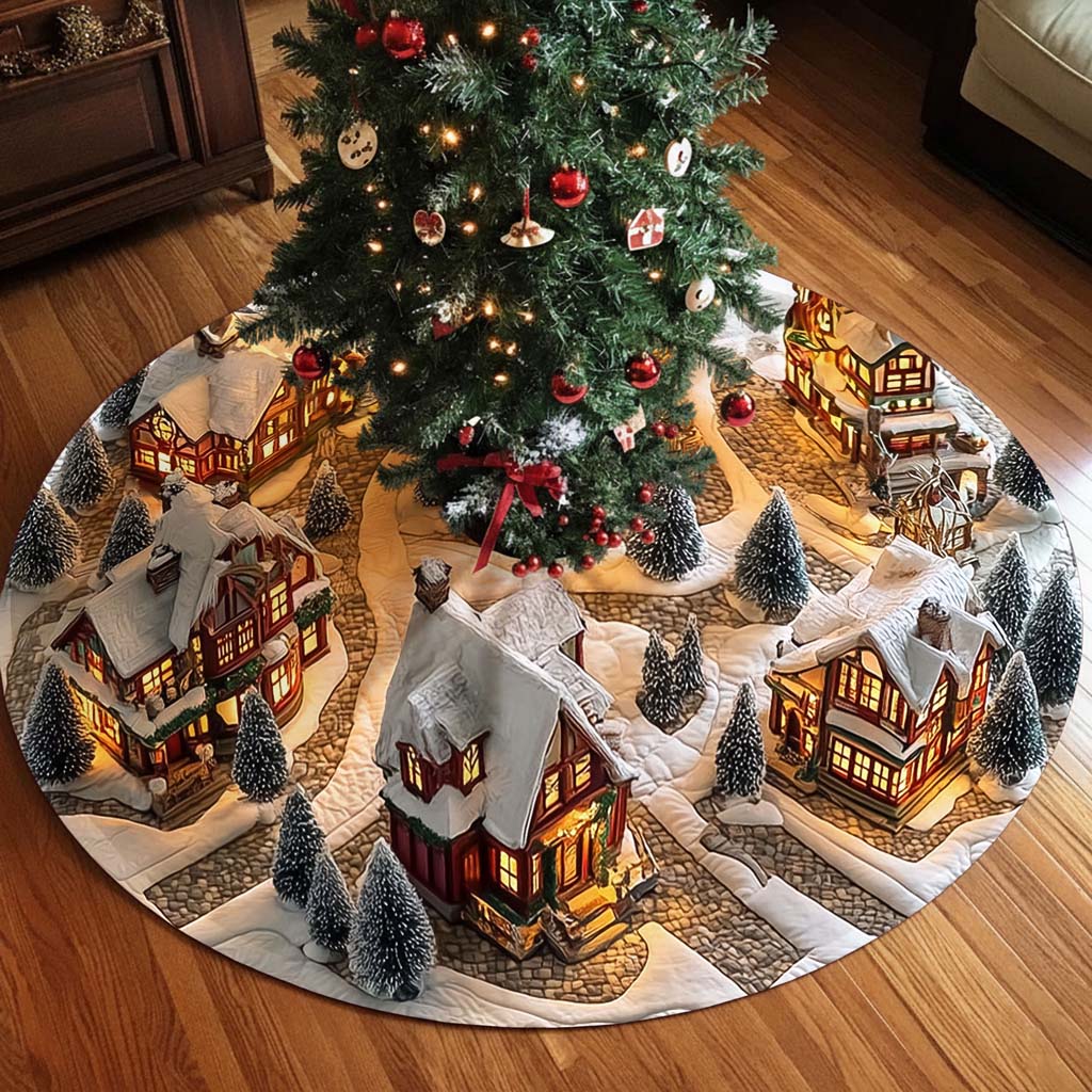 Winter Village Christmas Tree Skirt QFHM5211002