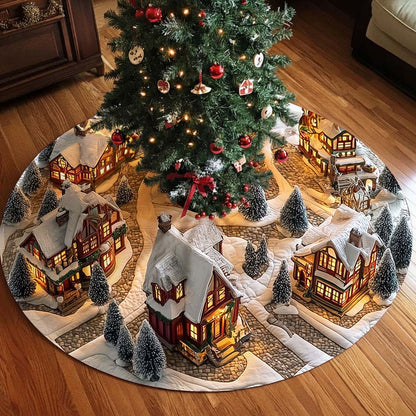Winter Village Christmas Tree Skirt QFHM5211002