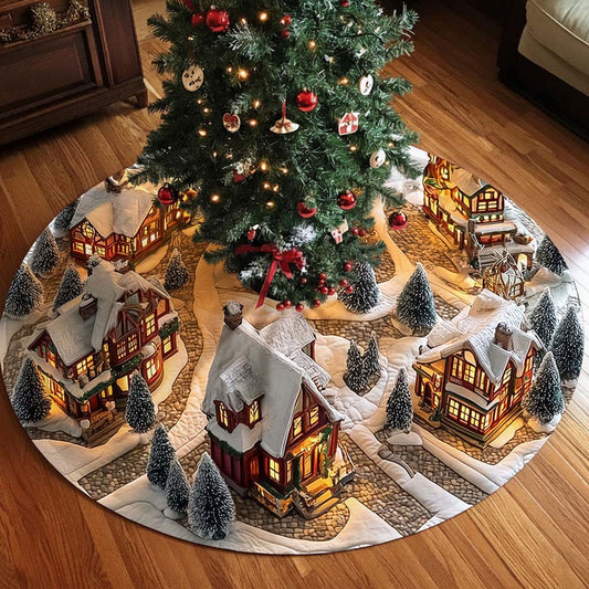 Winter Village Christmas Tree Skirt QFHM5211002