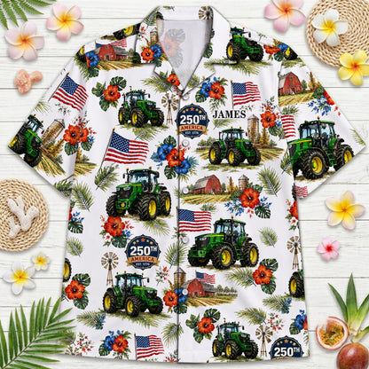 Personalized Farmer 250th Hawaiian Shirt NPND6260603
