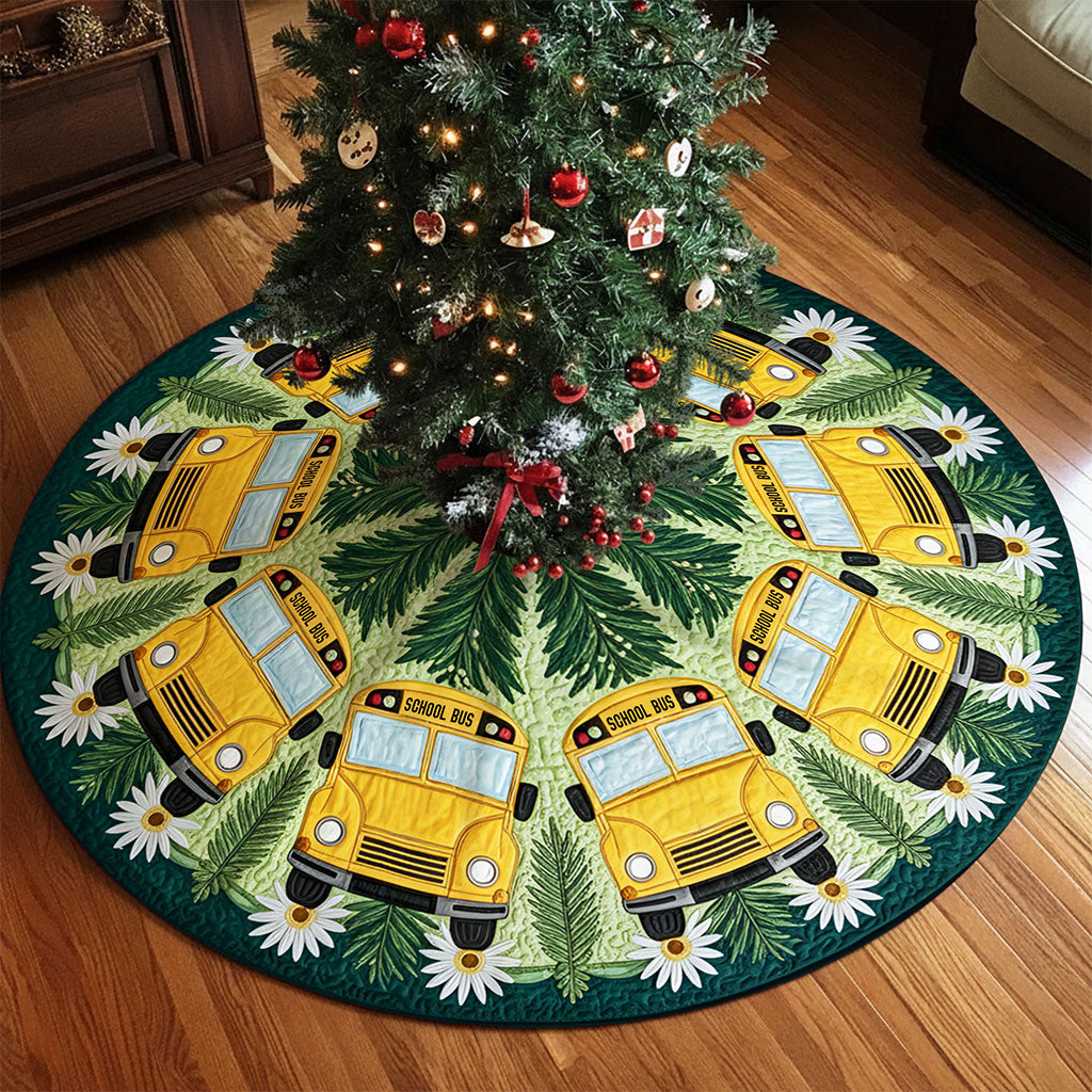 School Bus Christmas Tree Skirt QFTO5171001