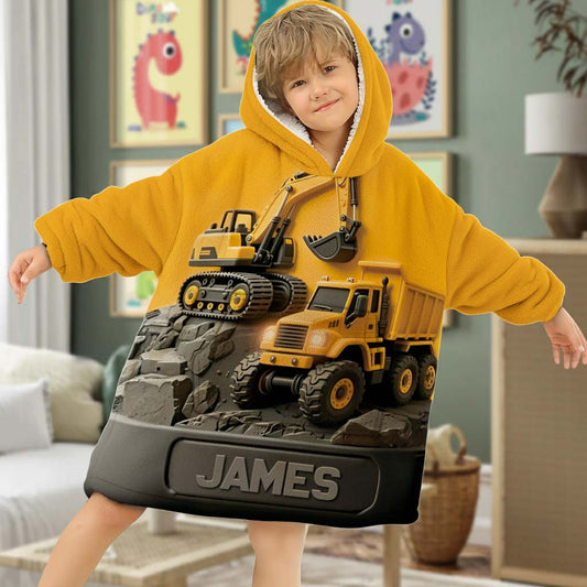 Personalized Kid Blanket Hoodie QFHM5250903