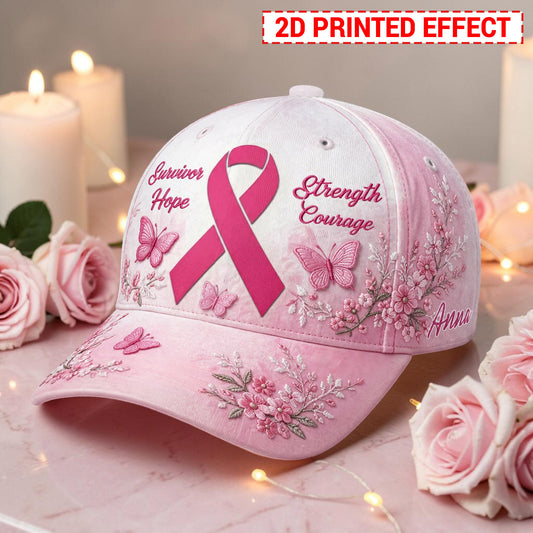 Personalized Breast Cancer Awareness 3D Cap UKNT6080401