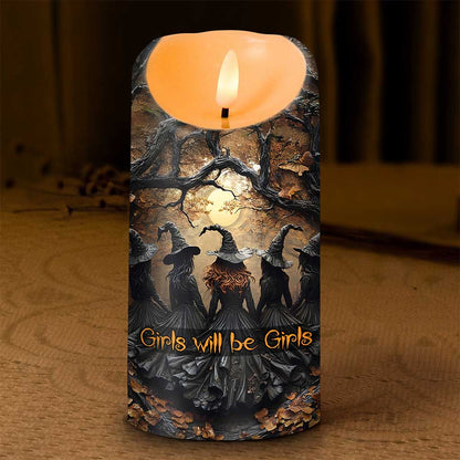 Custom Witch Halloween Led Candle UKND5260804