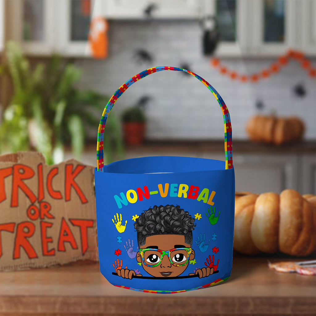 Personalized Autism Halloween Trick Or Treat Bag, Autism Awareness Halloween Gift NPNT4290803