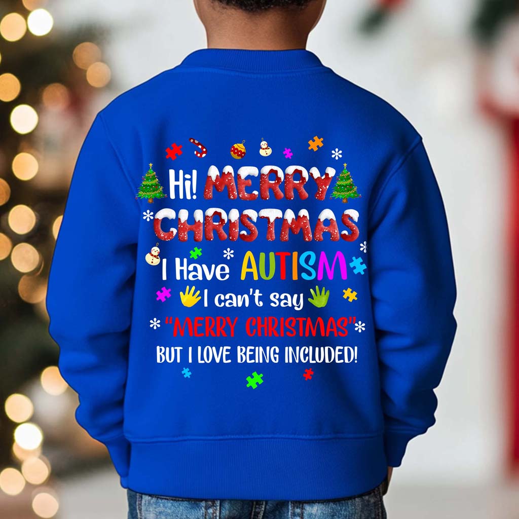 Autism Christmas Shirt For Kids, Holiday Special Needs Gift, Christmas Gift For Autistic Children, Xmas Gift For Autistic Girls, Autistic Boys QFHM4111001