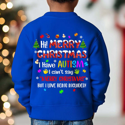 Autism Christmas Shirt For Kids, Holiday Special Needs Gift, Christmas Gift For Autistic Children, Xmas Gift For Autistic Girls, Autistic Boys QFHM4111001