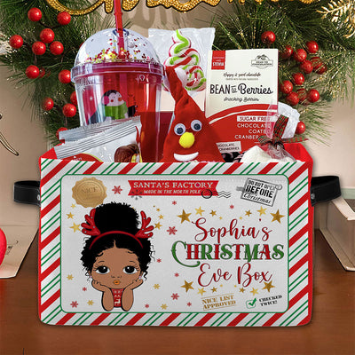 Personalised Christmas Eve Basket For Children, Christmas Basket Gift For Boys Girls QFTO4091001