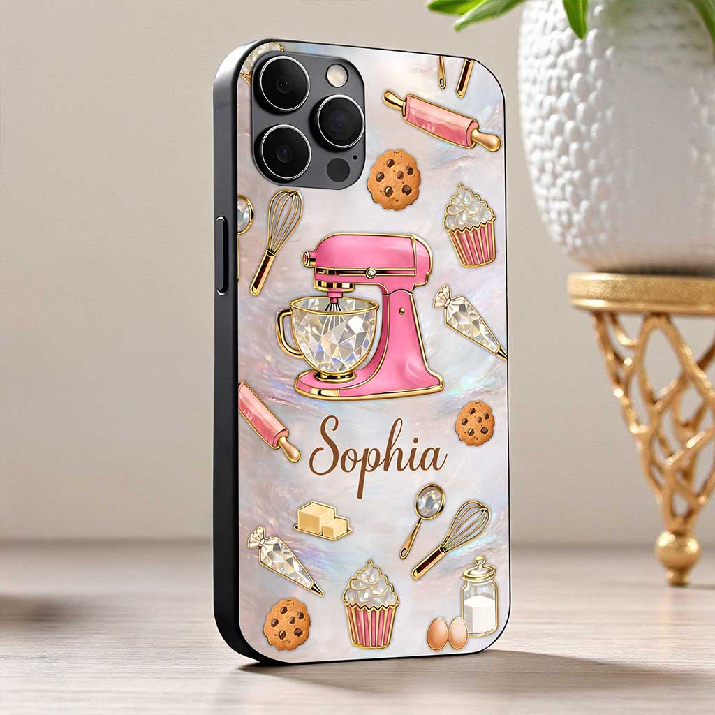 Custom Baker Faux Stained Glass Phone Case THUU6220106