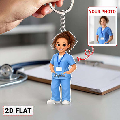 Custom Nurse  Keychain UKUU6280202
