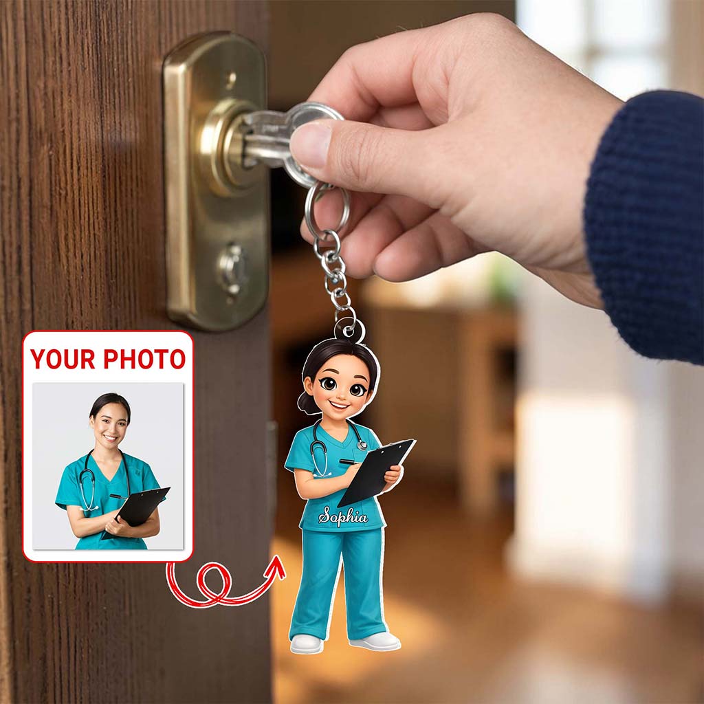 Custom Nurse  Keychain UKUU6280202