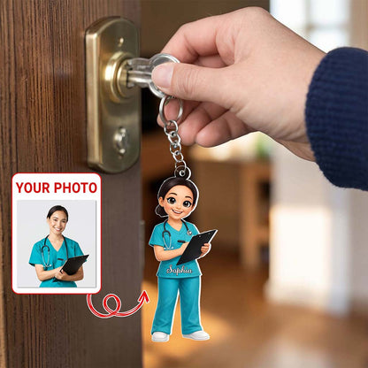 Custom Nurse  Keychain UKUU6280202