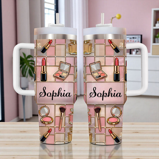 Personalized Make Up 40 Oz Tumbler THUU6200102