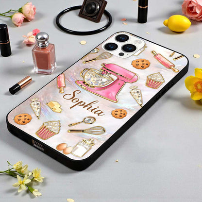 Custom Baker Faux Stained Glass Phone Case THUU6220106