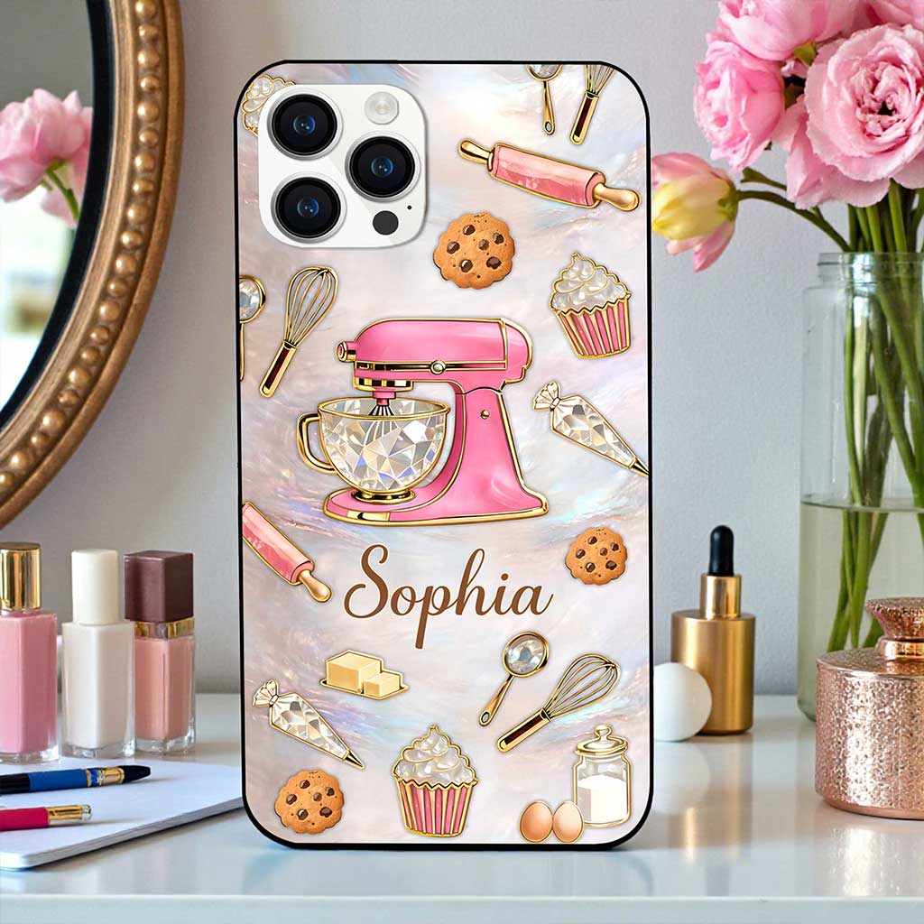 Custom Baker Faux Stained Glass Phone Case THUU6220106