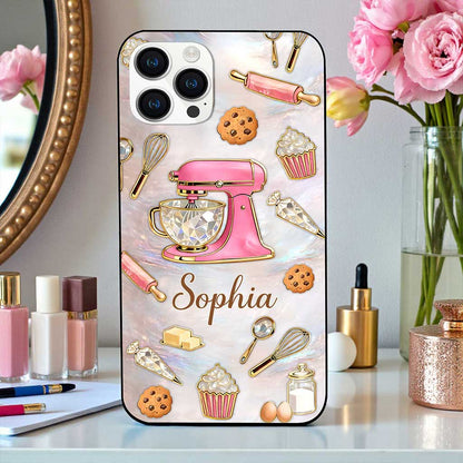 Custom Baker Faux Stained Glass Phone Case THUU6220106