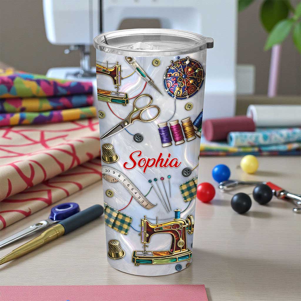Custom Sewing Faux Stained Glass 20OZ Tumbler THUU6190104