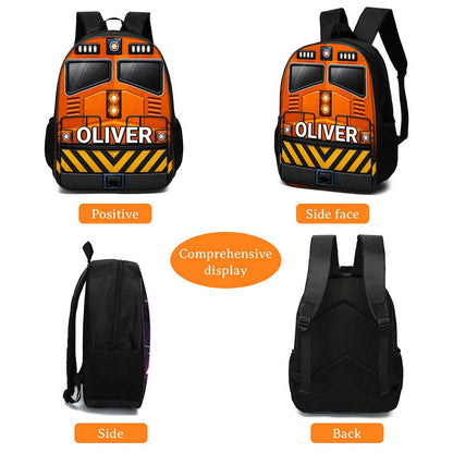 Personalized Train Kids Backpack NPND6300601