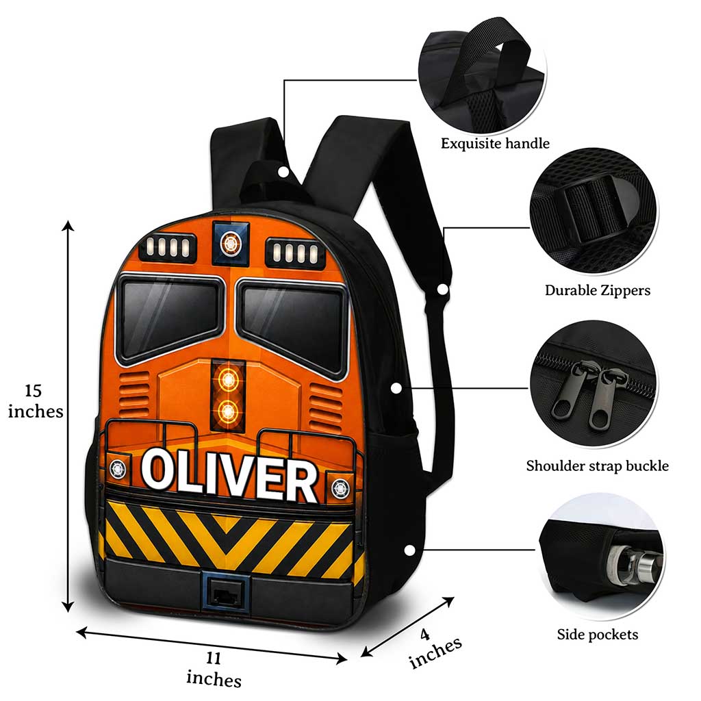 Personalized Train Kids Backpack NPND6300601