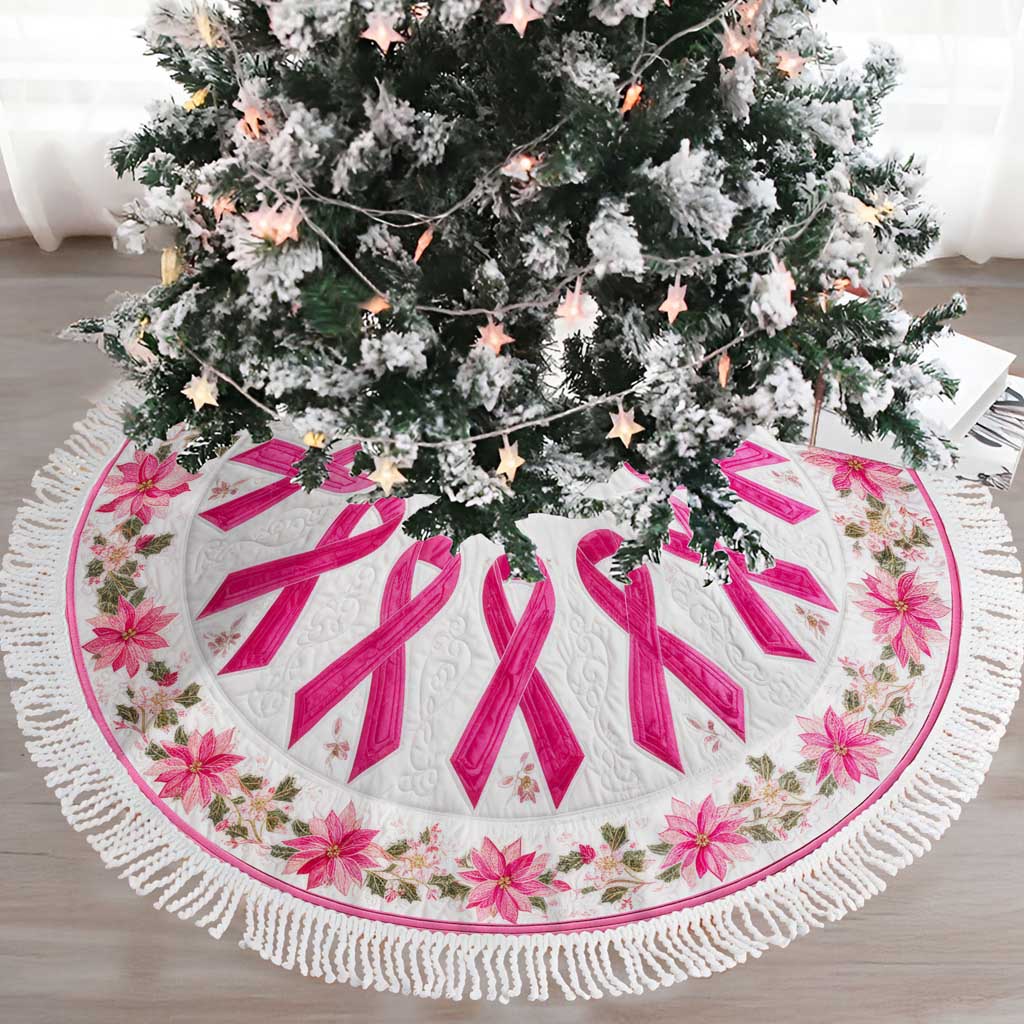 Breast Cancer Christmas Tree Skirt QFTD5231002