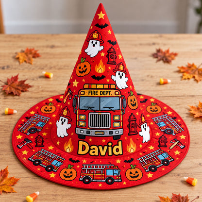 Personalized Firefighter Witch Hat UKND6040911