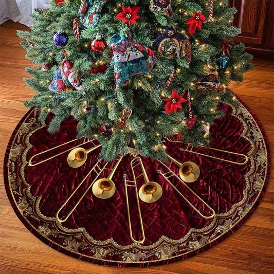 Trombone Christmas Tree Skirt UKND5311005