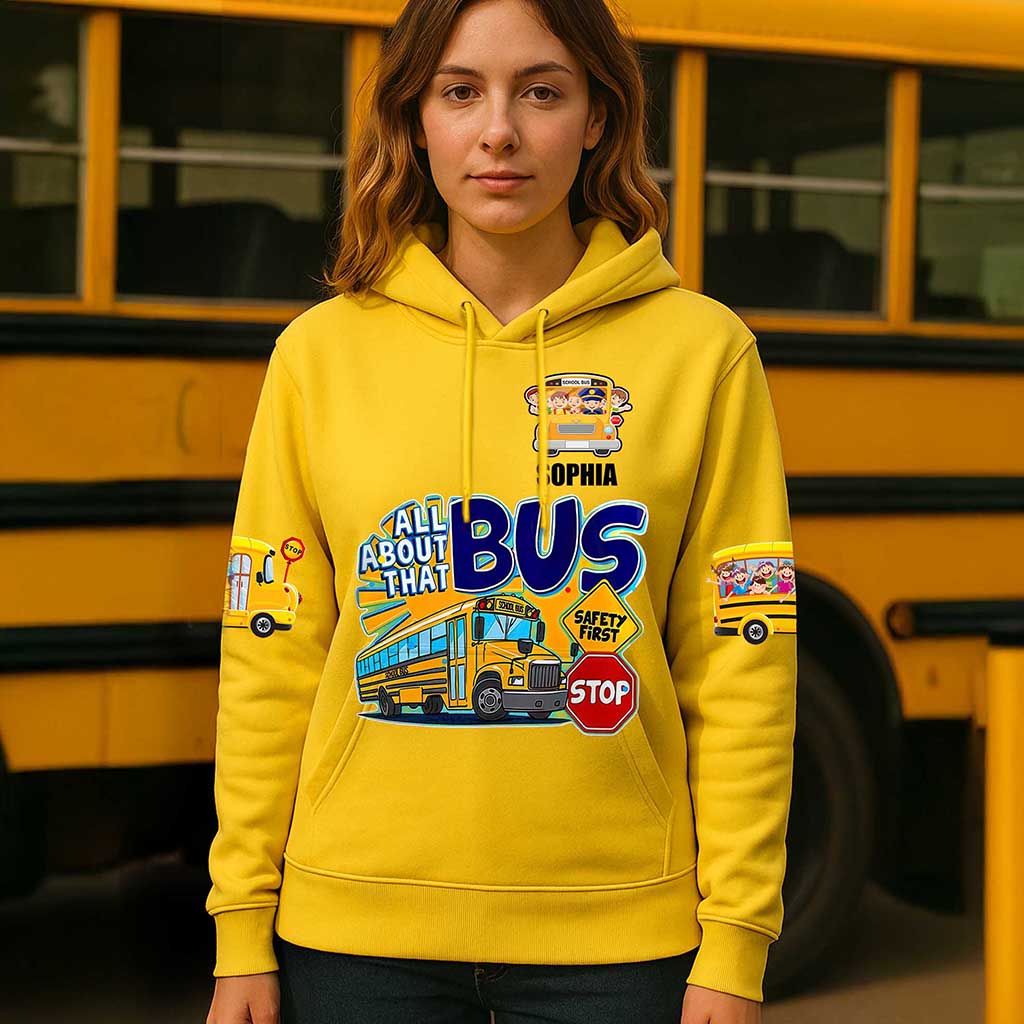Personalized School Bus Driver 3D All Over Printed Clothes UKND5140804