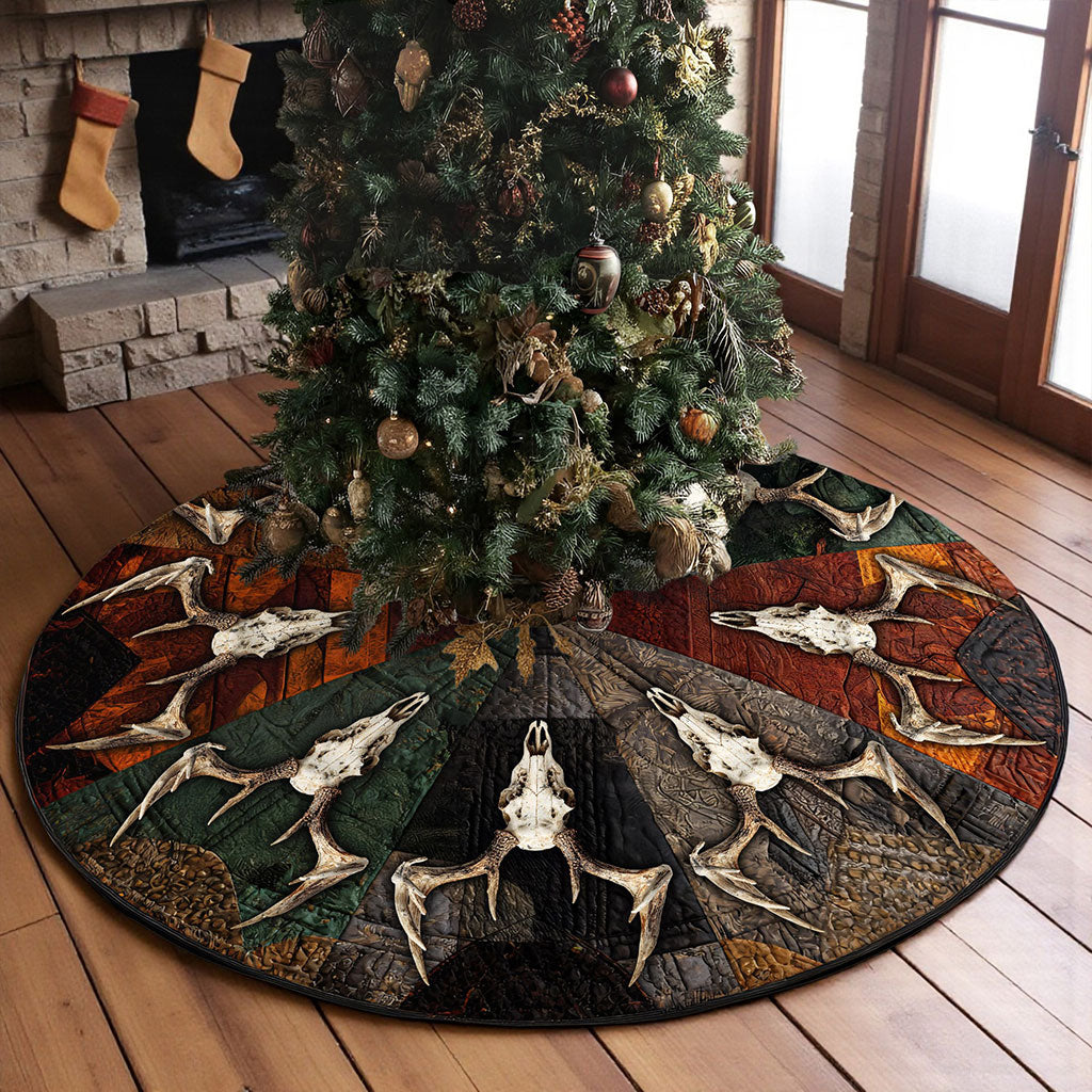 Dear Hunting Christmas Tree Skirt QFNT5221002