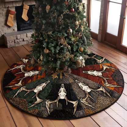 Dear Hunting Christmas Tree Skirt QFNT5221002