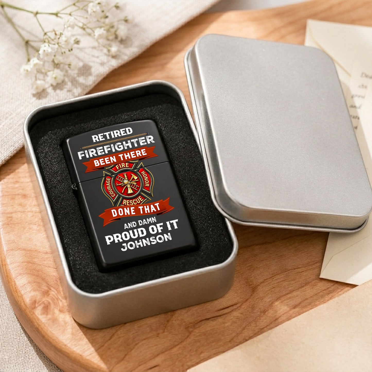 Custom Firefighter Lighter THND6090602
