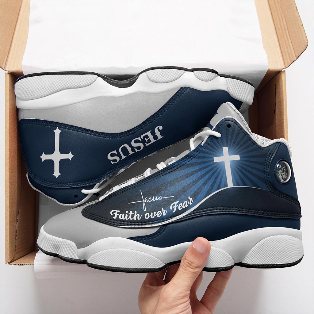 Faith Over Fear Walk By Faith Jesus Shoes UKHA230306