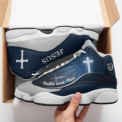 Faith Over Fear Walk By Faith Jesus Shoes UKHA230306